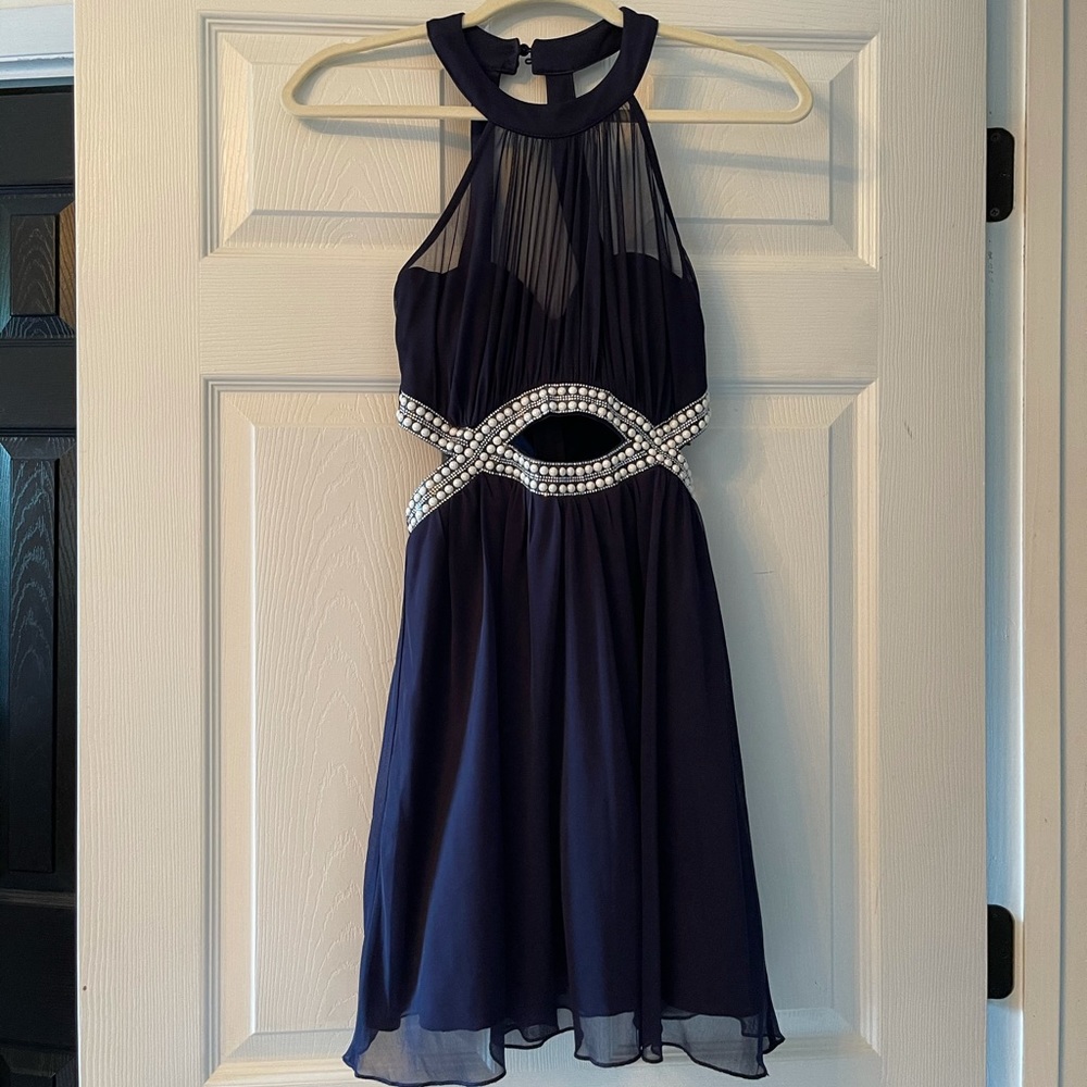 Blue Mini Dress